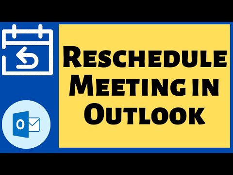 Video: How To Postpone A Meeting