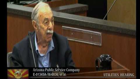 APS Rate Case That Involves Smart Meters  5/1/2017