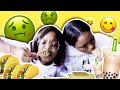 Trying popular foods/drinks I've never had before | Marsai Martin