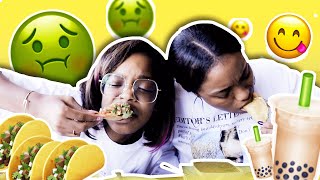 Trying popular foods/drinks I've never had before | Marsai Martin