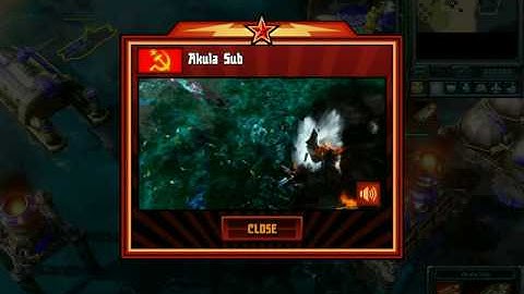 Red Alert 3 Soviets - Akula Sub