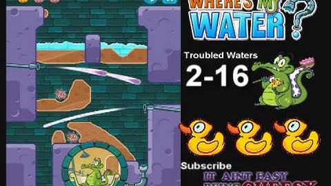 Wheres My Water - Troubled Waters - 2-16 Stop, Drop, and Catch *Tri-Duck*