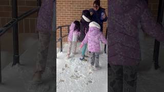 Boston Snow Blizzard 2026 | Triple Sisters Came Outside To See Snow Storm | Triple Sisters