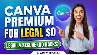 How to Get Canva Premium for Free in 2026 | Canva Pro Tutorial