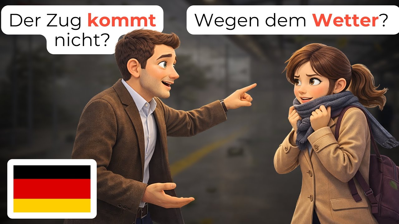 🇩🇪 Выучите Немецкий за 20 Минут: 50+ Фраз о Погоде, Которые Вам Нужны | A1-A