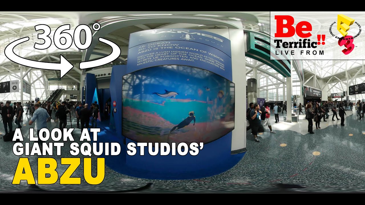 360° VIDEO: Giant Squid Studio's ABZU in 360 at E3 2016!