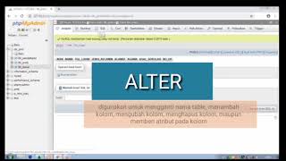 Tutorial database MySQL menggunakan PHPMyAdmin,pembuatan Database,Table,DDL, DML, Trigger dan Export