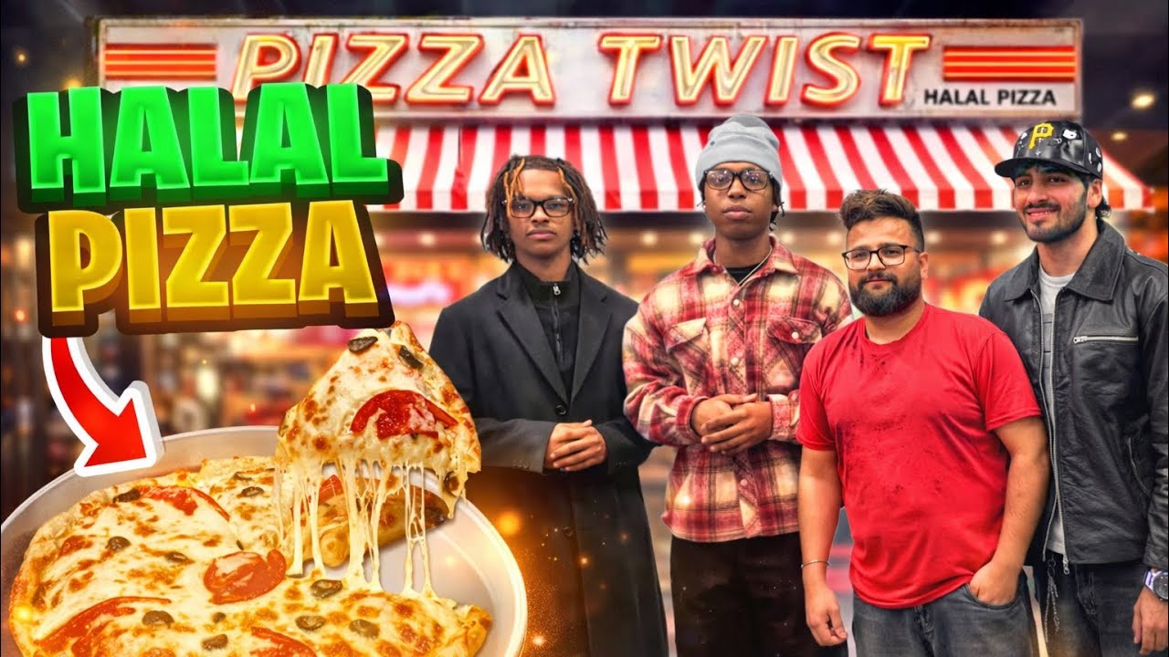 Halal Pizza Review W/ @planetkalid & @EdenFromLongIsland