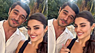 Hande Erçel and Burak Deniz - Via Instagram stories (Bambaşka Biri)