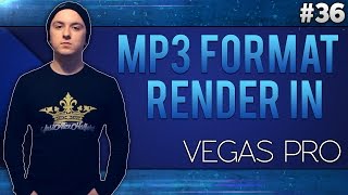 Sony Vegas Pro 13 How To Render In Mp3 Format - Tutorial 