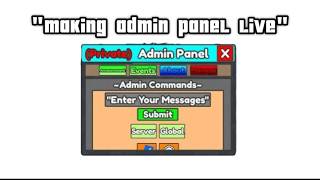 Making admin panel v5👾