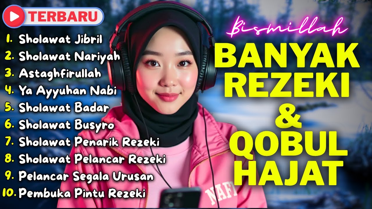 SHOLAWAT NABI MUSTAJAB PENARIK REZEKI | SHOLAWAT JIBRIL, NARIYAH, BADAR KUMPULAN SHOLAWAT TERBAIK