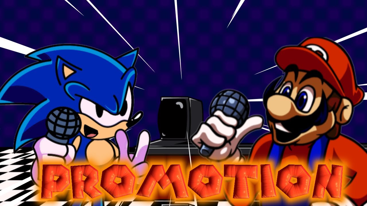 🎶🎤 Promotion Sonic Sing it 🍄🎤🎶 II FNF  Mario's Madness V2 II 🥭+Flp oficial🥭
