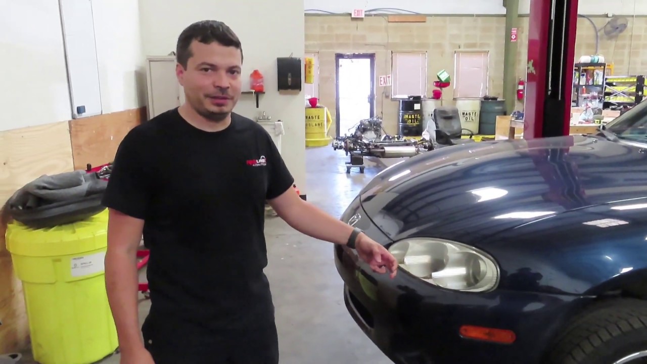 NB Miata Front Bumper and Headlights Removal YouTube