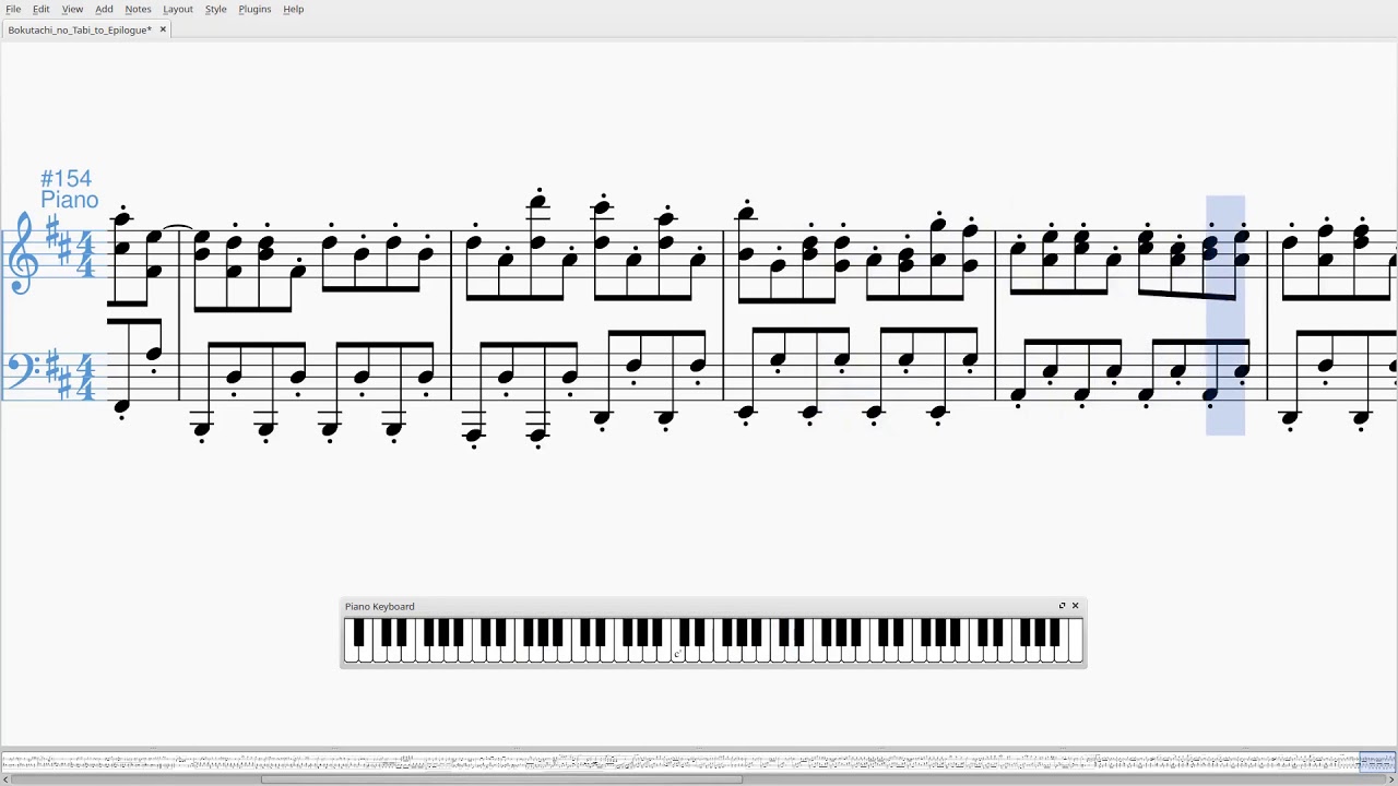 aa Bokutachi No Tabi To Epilogue Piano Arrangement Youtube