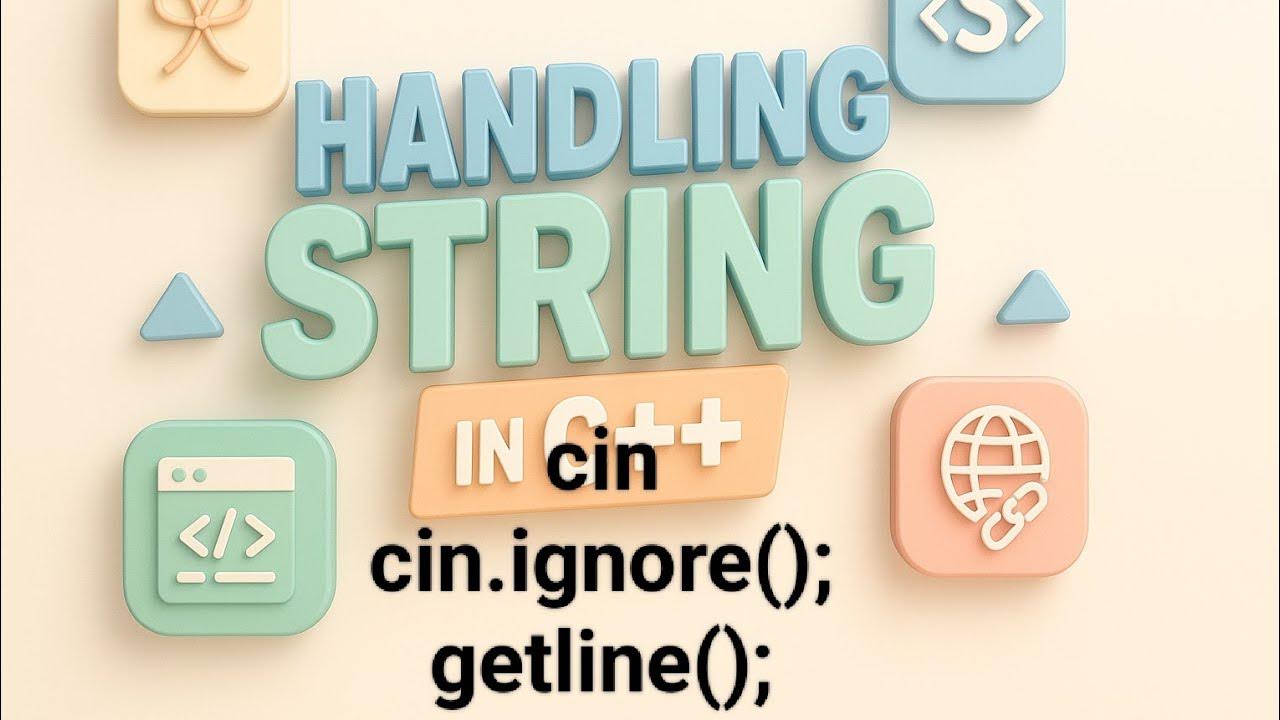 C++ String Input Output - YouTube