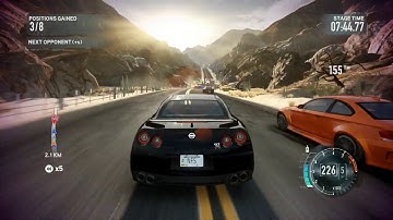 Gain 8 Positions Race in Need For Speed: The Run (PC Version)