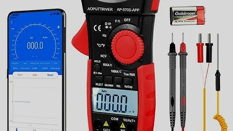 Bluetooth Clamp Meter AP-570S-APP AC DC Amp Meter 6000 !!!