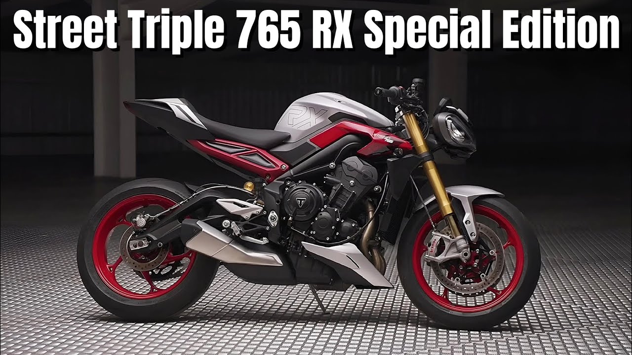 New Triumph Street Triple 765 RX Special Edition revealed | First Look
