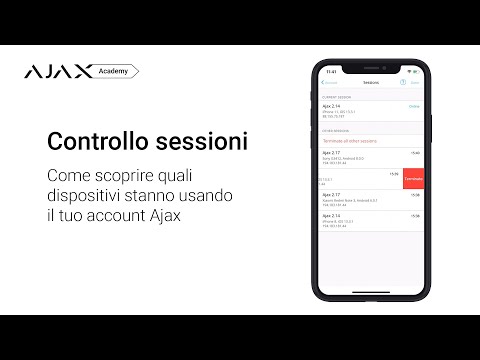 Come scoprire quali dispositivi sono collegati al proprio account Ajax