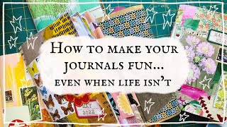 How To Make Your Journals Feel Full and Fun Even When Life Isn't 