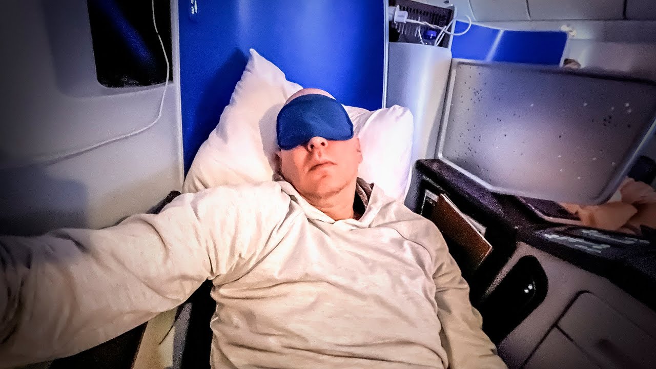 10 hours in KLM 777200 business class (AMSSFO) YouTube