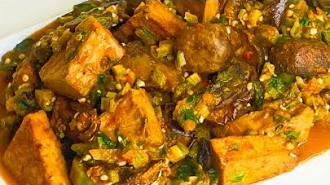 MAKE OIL FREE VEGAN NIGERIAN OKRA SOUP THIS WAY - Chyummy