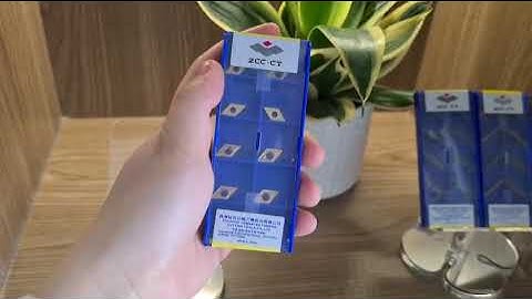 Hộp 10 mảnh dao tiện mã DCMT070204-HM YBC251 hàng chính hãng - Chíp tiện - Mảnh dao tiện cnc