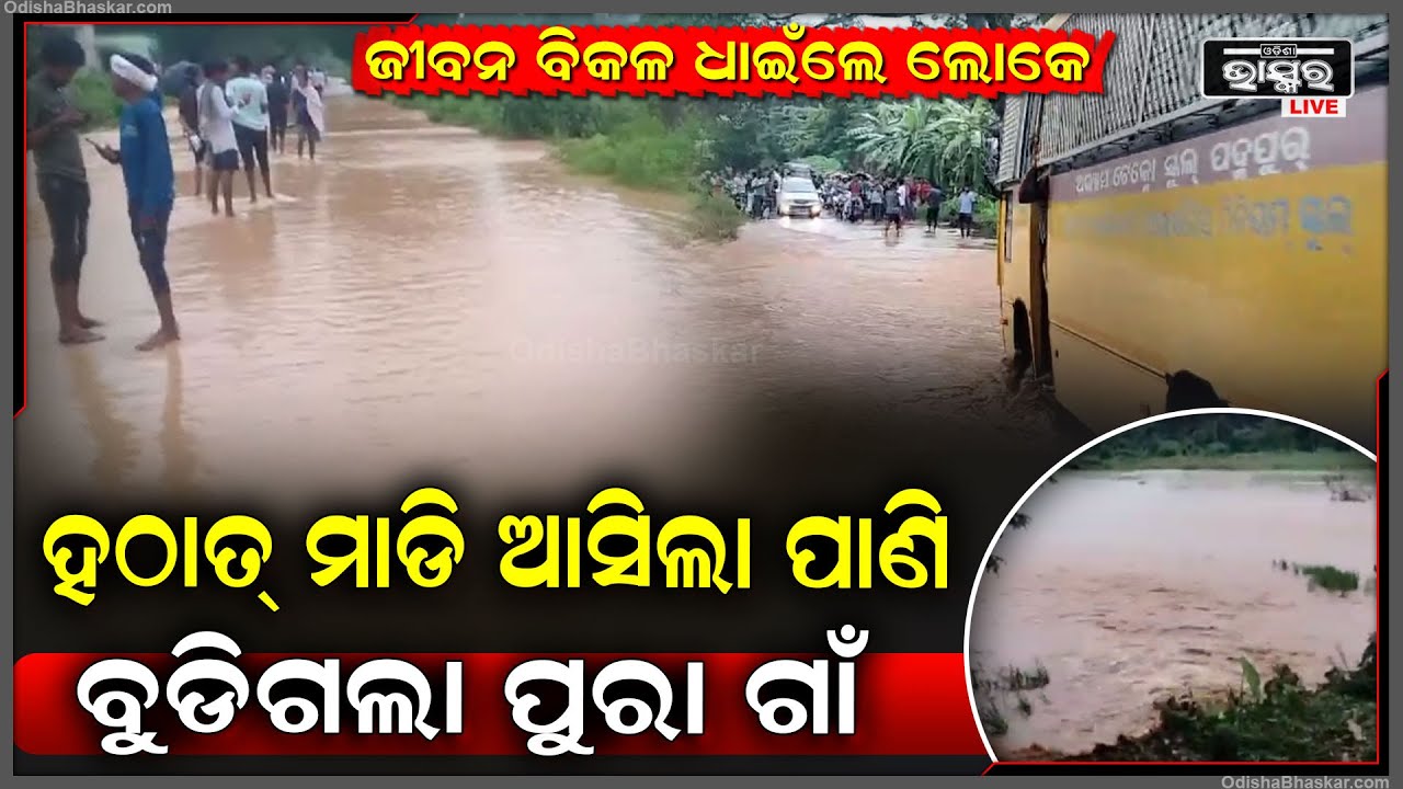 ସକାଳୁ ଉଠିଲା ବେଳକୁ ବୁଡିଯାଇଛି ପୁରା ଗାଁ , ଅଚାନକ ମାଡି ଆସିଲା ପାରି , ଜୀବନବିକଳେ ଧାଇଁଲେ ଲୋକେ