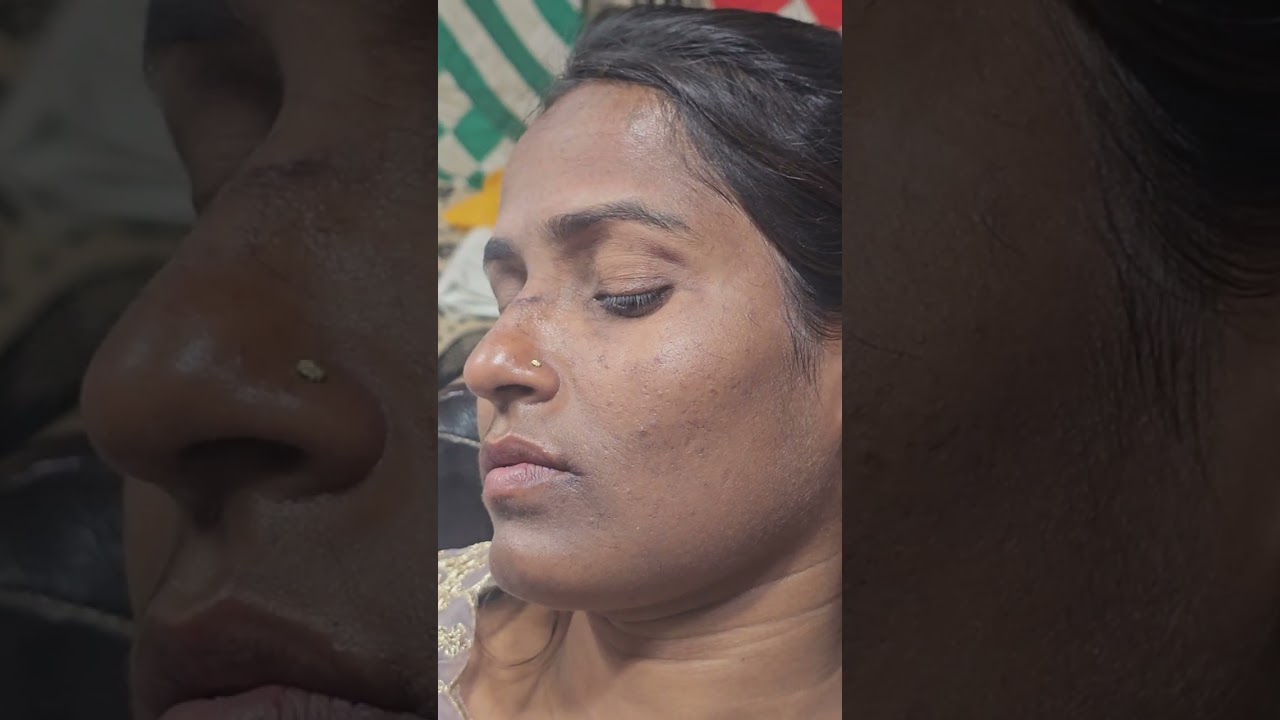 V shape thread tutorial @NISHA_LAMBHA#trending#viral 