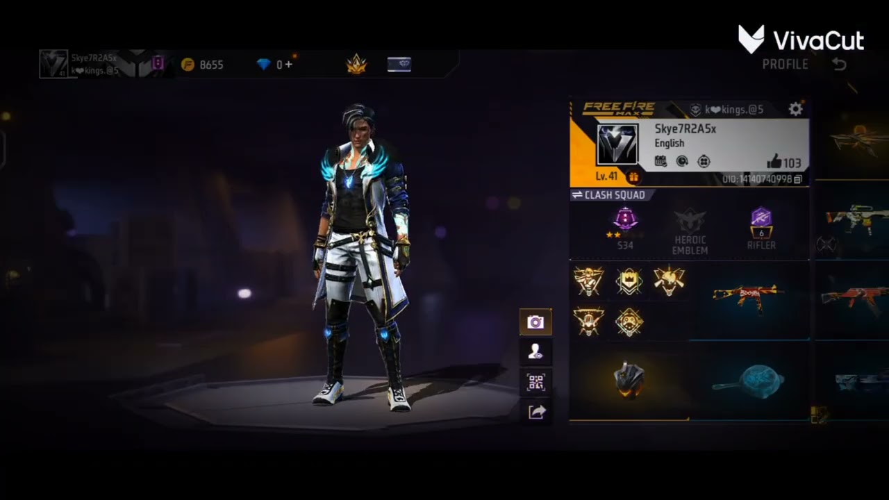 Free fire id of a middle class boy