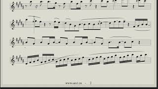 Dj Sveta ft. Syntheticsax – Svetofor (Sheet music for Saxophone alto)