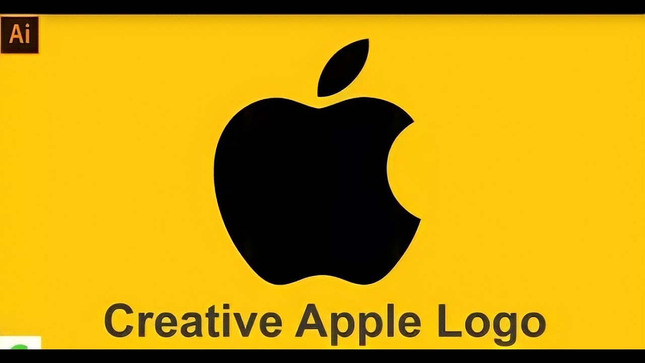 Adobe Illustrator Tutorial | How to draw the Apple Logo | IOS Apple ...