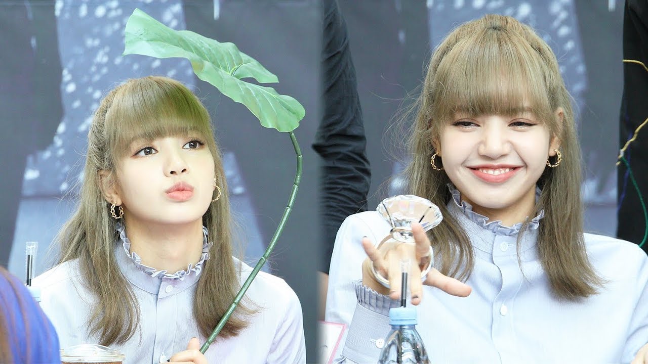 블랙핑크 리사 (BLACKPINK Lisa) 다이아반지, 연잎, 움직이는귀모자, 고향과자 선물받은 리사 4K 직캠 by 비몽