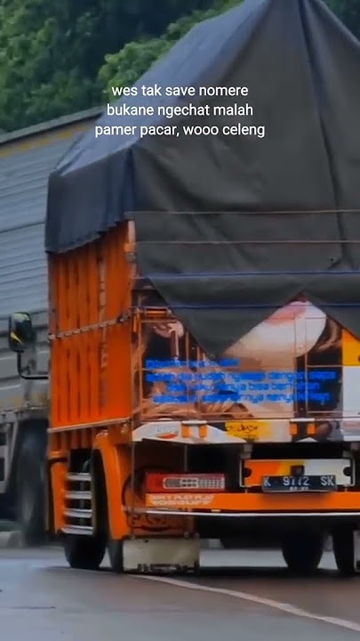 virall story'wa kata kata sopir truk