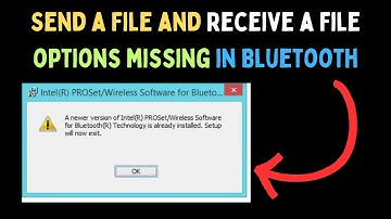 How to Send a File and Receive a File Options Missing in Bluetooth on Windows 11