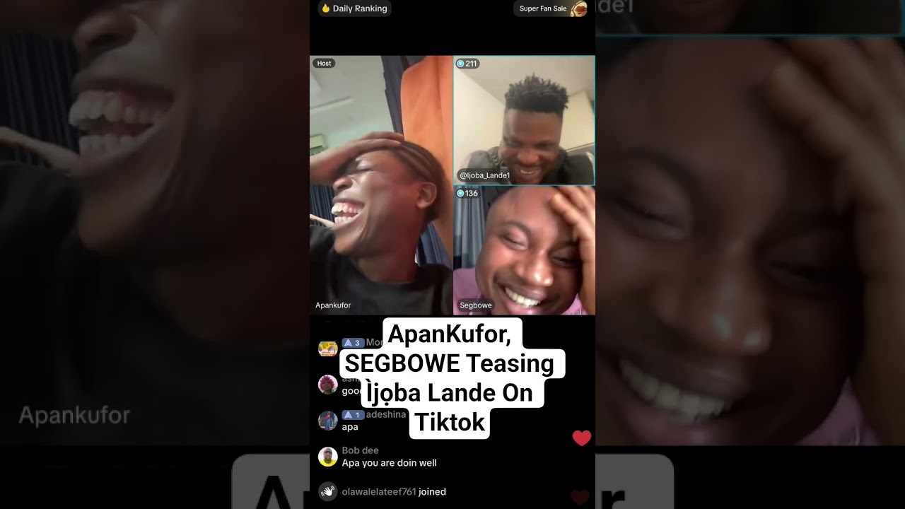 ApanKufor, SEGBOWE Teasing Ìjọba Lande On Tiktok. Very Funny