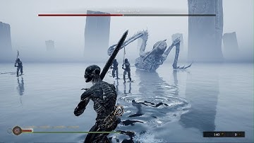 The Unchained Boss Fight Mortal Shell...(no damage)(obsidian Dark form)(no shell)