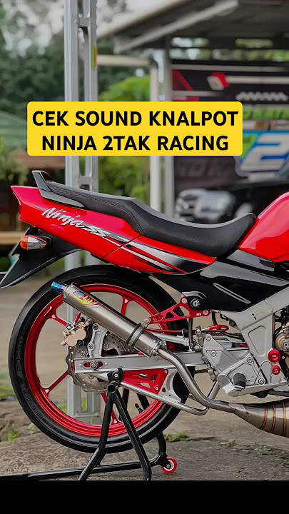 CEK SOUND KNALPOT NINJA 2TAK SILENCER HBY RACING CHAMBER RS1 NINJA SS RR SUARA KERING GARING