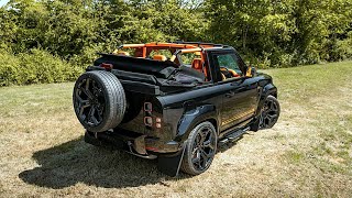 Custom Convertible Land Rover Defender by Urban & Heritage Customs Steals the Show with Luxe Leather