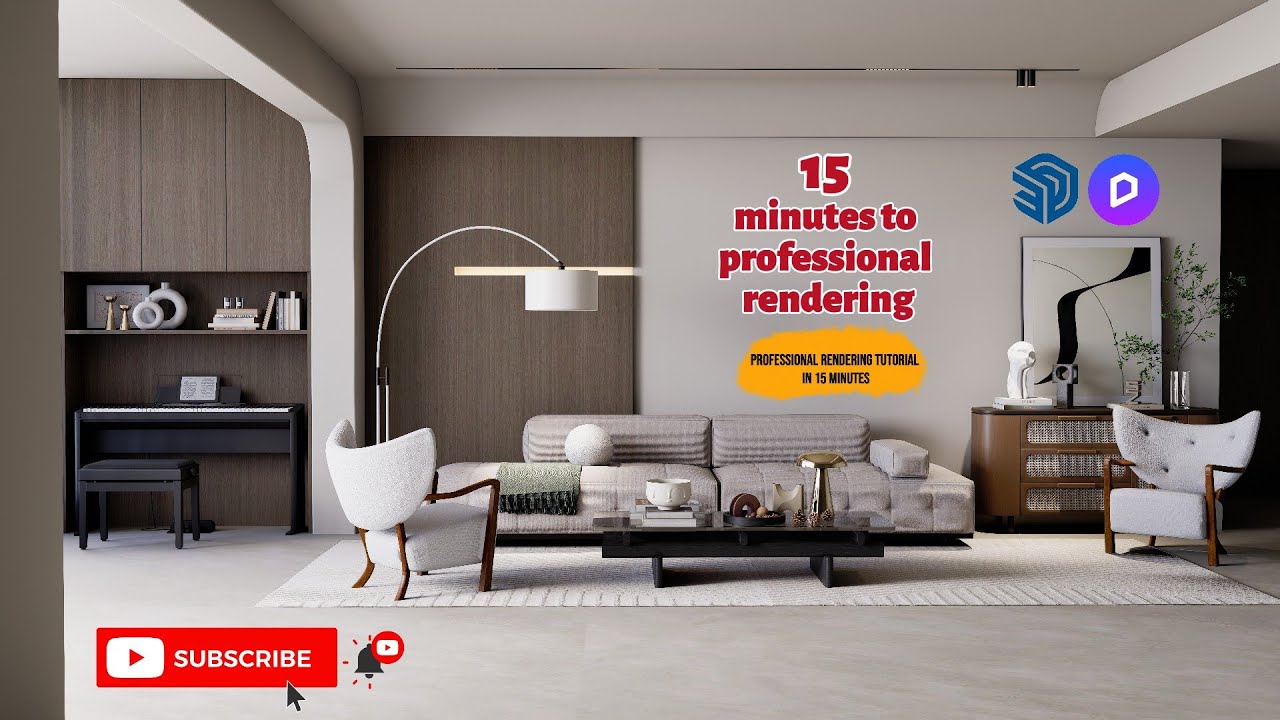 15 minutes to professional rendering ( D5 RENDER ) - YouTube