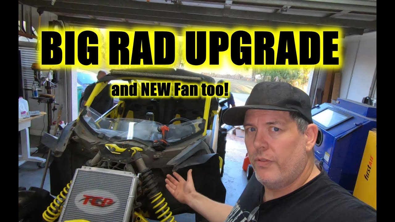 Can Am X3 Rear Radiator Can Am X3 Radiator Upgrade _ WSRD x SRP Brushless Radiator Fan Motor ...