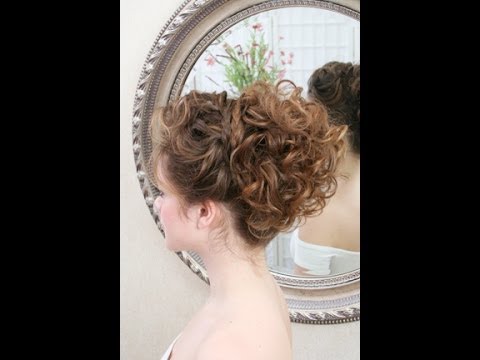 Wedding hair video - updo - YouTube