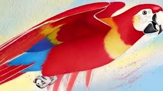 Relaxing Watercolor Animation with Gentle Music | Painted Wings screenshot 5