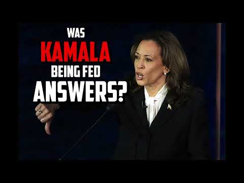 Was Kamala Being Fed Answers During The Debate With Trump?
