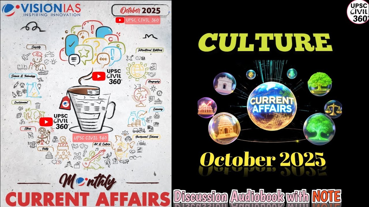Culture | Vision IAS October 2025 Monthly Current Affairs | UPSC GS1 ...