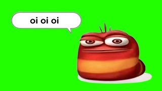 Oi Oi Oi Red Larva Green Screen 4K
