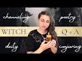 Witchy Q + A | Owning "Witch," Channeling Deity + Conjuring Poetry