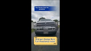 2nd gen 1994-2001 Dodge Ram headlamp replacement