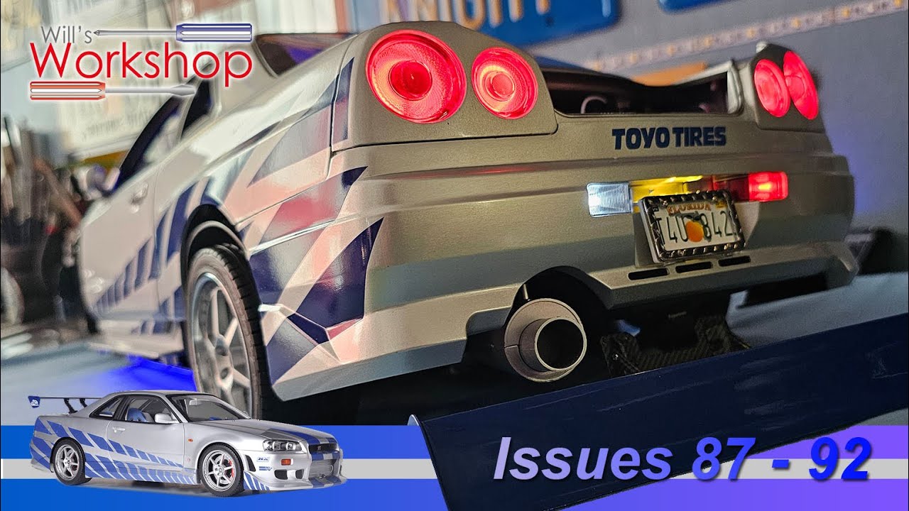 Fast & Furious Nissan Skyline R34 Build | Fanhome Pack 17 (1:8 Scale ...